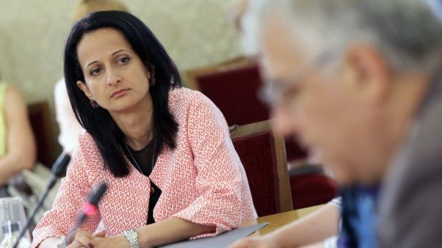 <p>
	Председателят на КФН Карина Караиванова.&nbsp;<em>Снимка: БТА</em></p>
