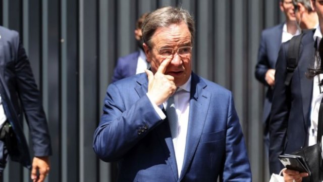 <p>
	Армин Лашет. <em>Снимка: Liesa Johannsen-Koppitz/Bloomberg</em></p>
