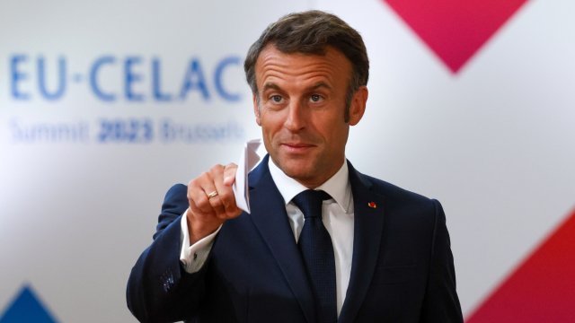 Френският президент Еманюел Макрон. Снимка: Bloomberg L.P.