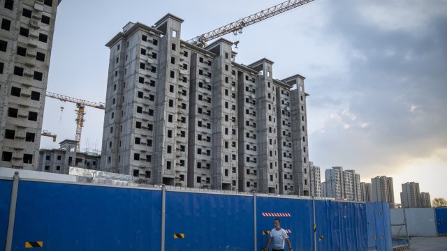 Спадът на жилищния пазар в Китай продължава вече цяла година. Снимка: Bloomberg LP