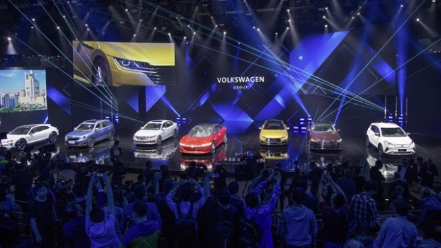 <p>
	Събитието на VW в Пекин. Снимка: Volkswagen</p>

