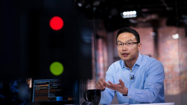 Президентът на Grab Holdings Ltd. Минг Ма. Снимка: Bloomberg L.P.