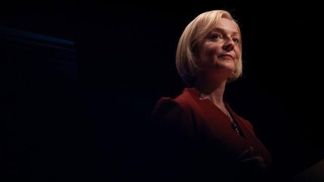 Британският премиер Лиз Тръс. Снимка: Hollie Adams/Bloomberg