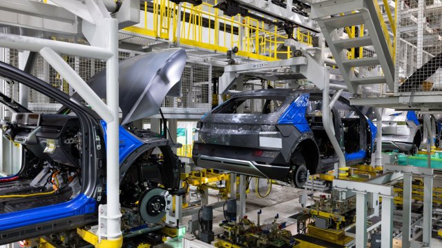 Монтажен завод на Hyundai Motor в Южна Корея. Снимка: SeongJoon Cho/Bloomberg