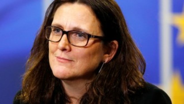 <p>
	Еврокомисарят на търговията Сесилия Малстрьом.&nbsp;<em>Снимка: Архив Ройтерс</em></p>

