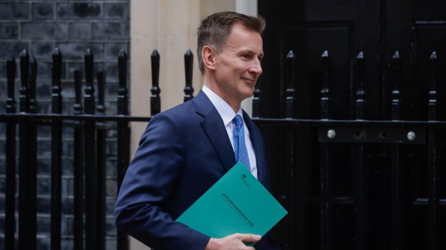 Британският министър на финансите Джереми Хънт. Снимка: Bloomberg L.P.