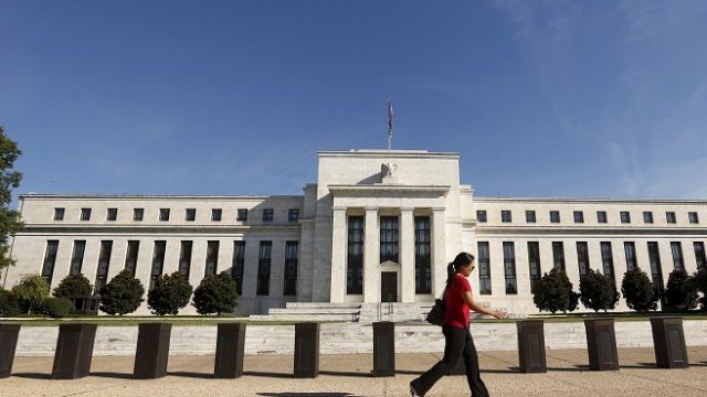 <p>
	Централата на Федералния резерв на САЩ във Вашингтон</p>
