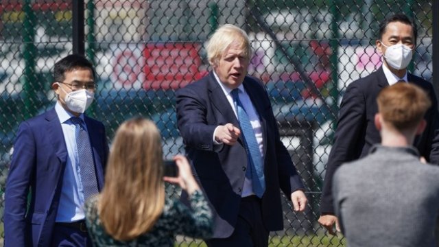 <p>
	Британският премиер Борис Джонсън на събитие на 1 юли. <em>Снимка: Ian Forsyth/Bloomberg</em></p>
