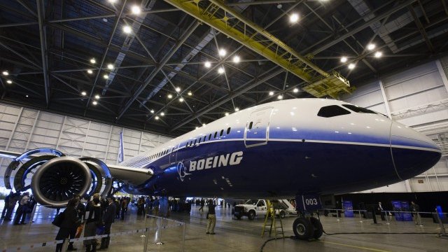 <p>
	Новият Boeing 787 Dreamliner. <em>Снимка: Ройтерс</em></p>
