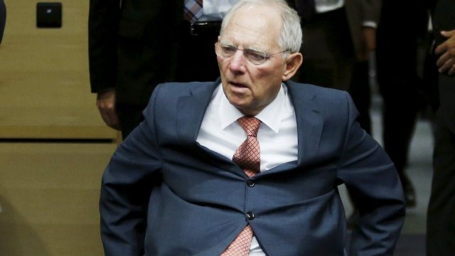 <p>
	Германският федерален министър на финансите Волфганг Шойбле. <em>Снимка: Ройтерс</em></p>
