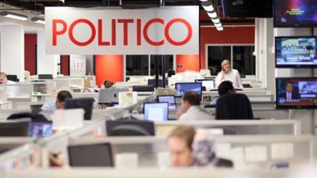 <p>
	Politico има повече от 300 служители в САЩ. <em>Снимка: Politico </em></p>
