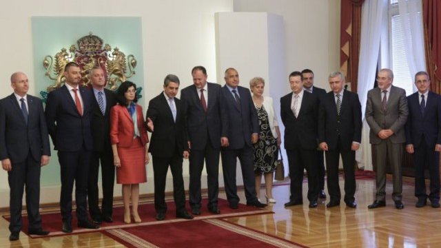 <p>
	Политическите консултации при президента Росен Плевнелиев. Снимка: БТА</p>
