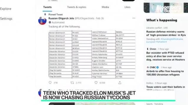 "Преследвачът" на Илон Мъск е по петите на руските олигарси