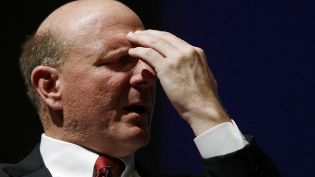 <p>
	Ако ValueAct получи място в борда, на Балмър няма да му е лесно. <em>Снимка: Ройтерс</em></p>
