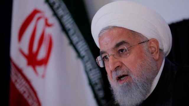 <p>
	Президентът на Иран Хасан Рухани. <em>Снимка: Ройтерс</em></p>
