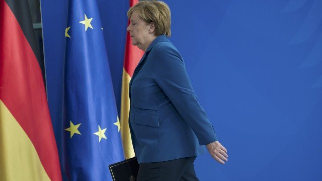 <p>
	Германският канцлер Ангела Меркел. <em>Снимка: Ройтерс</em></p>
