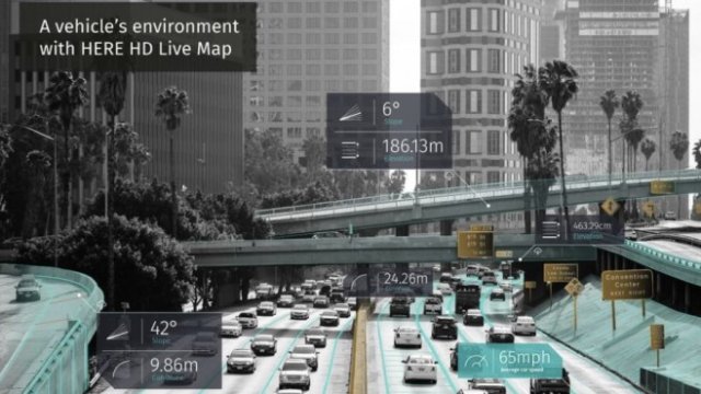 <p>
	Геоданните трябва да позволяват автономното шофиране. Но това все още не е голям бизнес, а Here е на загуба. Илюстрация:&nbsp;Here</p>
