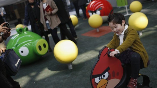 <p>
	Увеселителен парк Angry Birds&nbsp; в Шанхай. <em>Снимка: Ройтерс</em></p>
