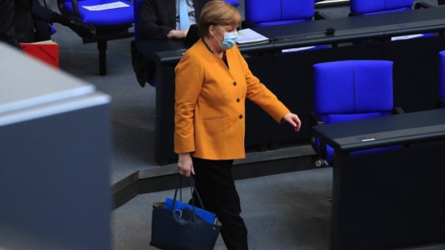 <p>
	Германският канцлер Ангела Меркел.<em> Снимка:&nbsp;Krisztian Bocsi/Bloomberg</em></p>
