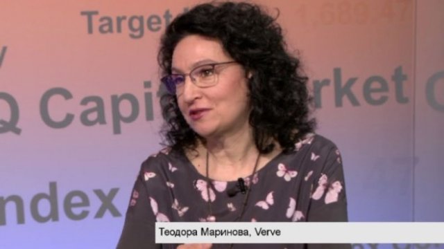 <p>
	Теодора Маринова.<em> Снимка: Bloomberg TV Bulgaria</em></p>
