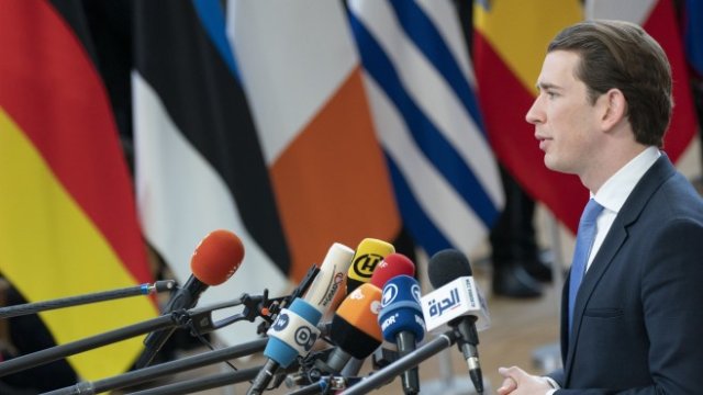 <p>
	Австрийският канцлер Курц. <em>Снимка: Blomberg Lp&nbsp;</em></p>
