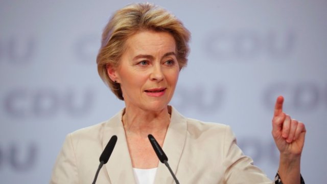<p>
	Новоизбраният председател на Европейската комисия Урсула фон дер Лайен. <em>Снимка: Ройтерс</em></p>
