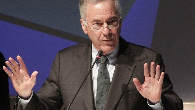 <p>
	Проф. Стив Ханке<em>. Снимка: БТА</em></p>
