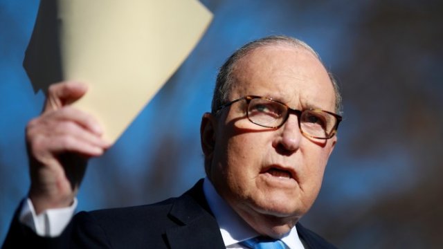 <p>
	Лари Кудлоу. <em>Снимка: Ройтерс</em></p>
