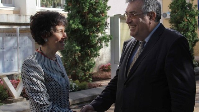 <p>
	Георги Близнашки участва в Добрич в отбелязването на&nbsp; 74 г. от Крайовския договор, с който&nbsp; Добруджа се връща&nbsp; в пределите на България. <em>Снимка: МС</em></p>
