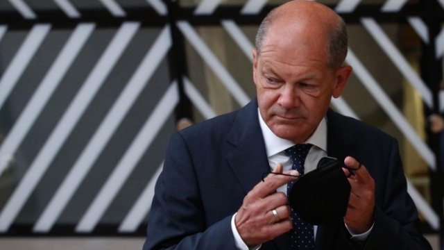 <p>
	Германският финансов министър Олаф Шолц<em>. Снимка:&nbsp;Valeria Mongelli/Bloomberg</em></p>
