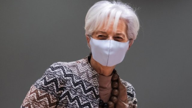 <p>
	Управителят на Европейската централна банка (ЕЦБ) Кристин Лагард. <em>Снимка:&nbsp;Thierry Monasse/Getty Images/Bloomberg</em></p>
