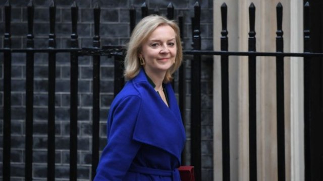 <p>
	Британският външен министър Лиз Тръс.<em> Снимка: Chris J. Ratcliffe/Bloomberg</em></p>
