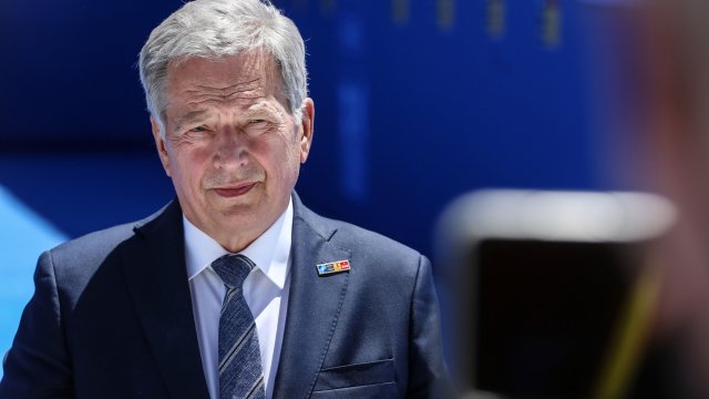 Финландският президент&nbsp;Саули Нийнистьо. Снимка: Bloomberg L.P.