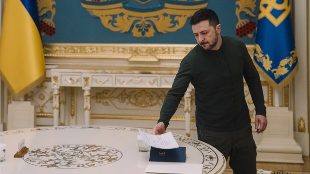 Президентът на Украйна Володимир Зеленски. Снимка: Bloomberg LP