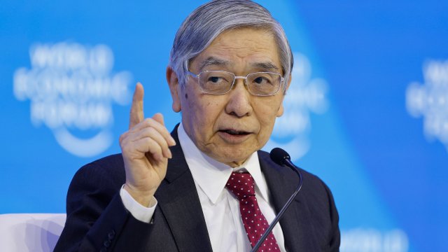Гуверньорът на Японската централна банка (ЯЦБ) Харухико Курода. Снимка: Bloomberg L.P.