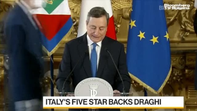 Петзвездна подкрепа за Марио Драги