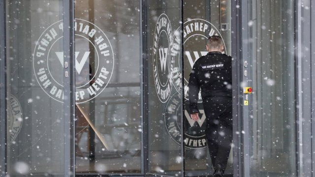 Централата на &quot;Вагнер&quot; в Санкт Петербург. Снимка:  EPA/ANATOLY MALTSEV