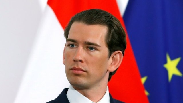 <p>
	Австрийският канцлер Себастиан Курц. <em>Снимка: Архив Ройтерс</em></p>
<p>
	&nbsp;</p>
