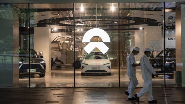 Търговско представителство на Nio Inc. в Китай. Снимка: Bloomberg L.P.