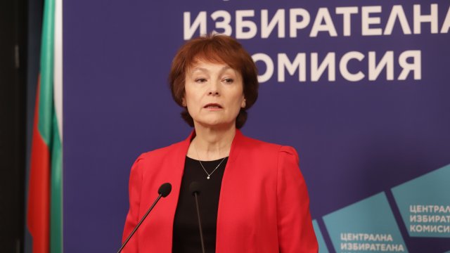 Заместник-председателят и говорител на ЦИК Росица Матева. Снимка: Антон Станков, БГНЕС