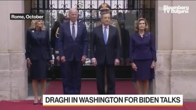 Марио Драги обсъжда в САЩ санкциите срещу Русия