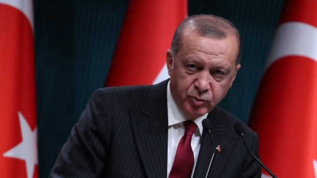 <p>
	Турският президент Реджеп Тайип Ердоган. <em>Снимка: Ройтерс</em></p>
