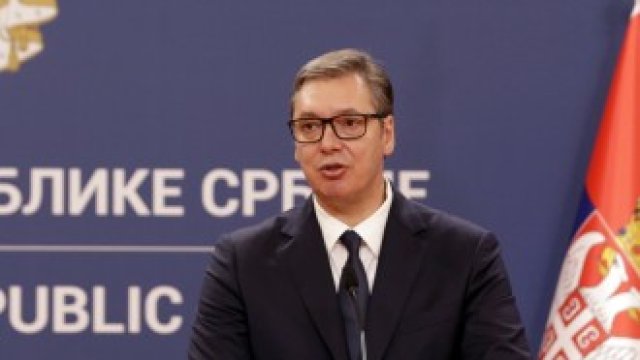 <p>
	Сръбският президент Александър Вучич.&nbsp;<em>Снимка: EPA/БГНЕС</em></p>
