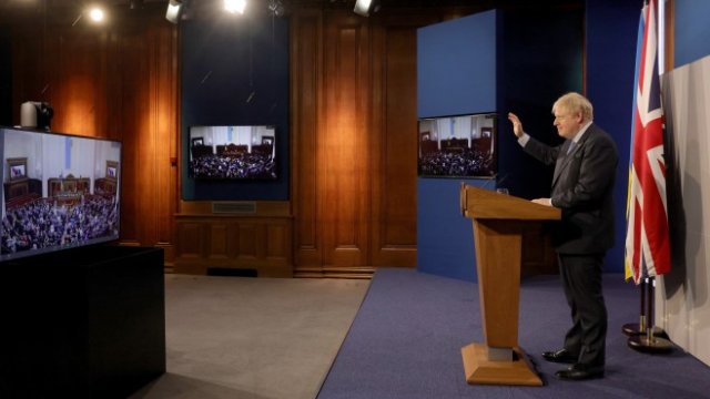 <p>
	<em>Снимка: EPA/ANDREW PARSONS/10 DOWNING STREET</em></p>
