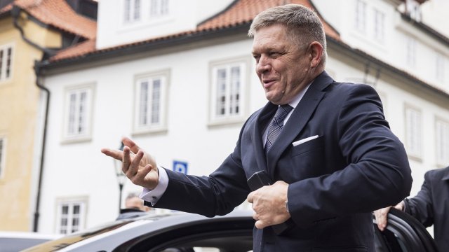 Премиерът на Словакия Роберт Фицо. Снимка: Bloomberg