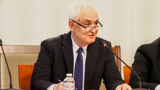 Министърът на отбраната Атанас Запрянов. Снимка: Стефан Василев, БГНЕС