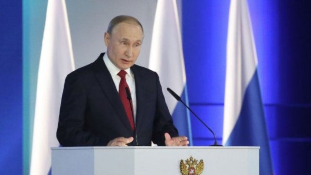 <p>
	Президентът на Русия Владимир Путин. <em>Снимка: Andrey Rudakov/Bloomberg</em></p>
