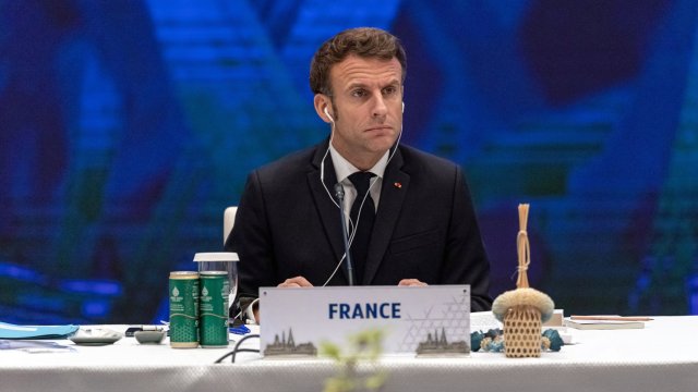 Във Вашингтон френският президент Еманюел Макрон ще има срещи в Белия дом и ще  посети Държавния департамент и Конгреса. Снимка: Andre Malerba/Bloomberg