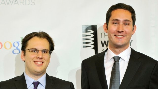 <p>
	Кевин Систром (вдясно) и Майк Крийгър. <em>Снимка: Ройтерс</em></p>
