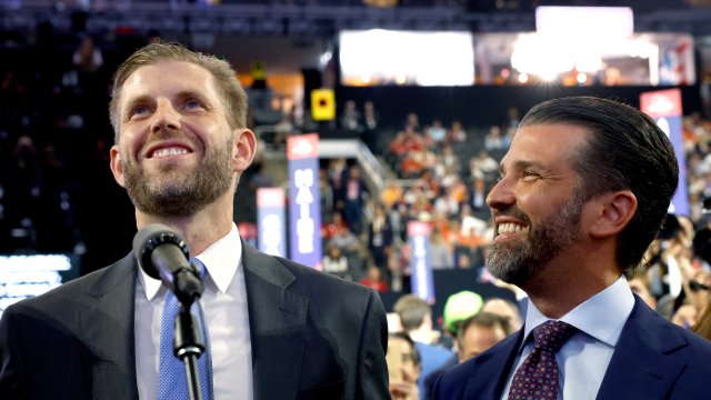 Ерик и Доналд-младши. Снимка: Bloomberg LP